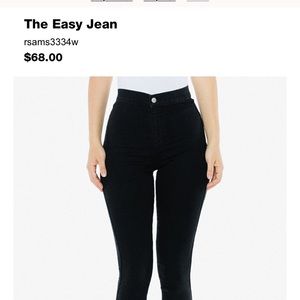 American Apparel Easy Jean